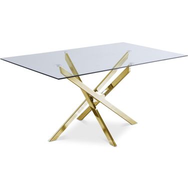 Xander Dining Table In Gold
