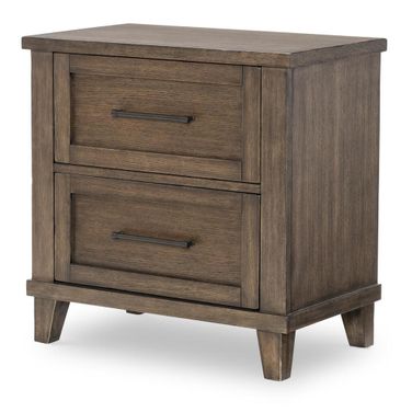 XXX's and OOO's 2 Drawer Night Stand In Cocoa