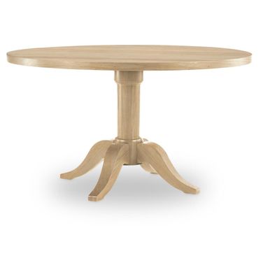 XXX's And OOO's Complete Round Dining Table In Amber