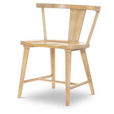 XXX's And OOO's Splat Back Side Chair Set of 2 In Amber