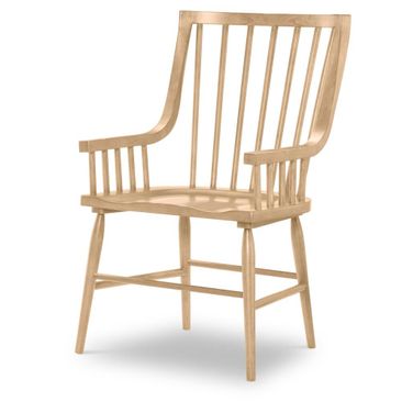 XXX's And OOO's Windsor Arm Chair Set of 2 In Amber