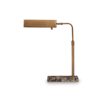 Yafe Metal Desk Lamp In Bronze