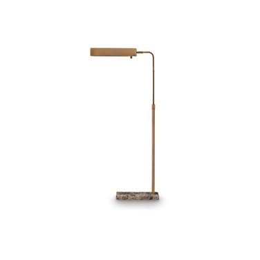Yafe Metal Floor Lamp In Bronze