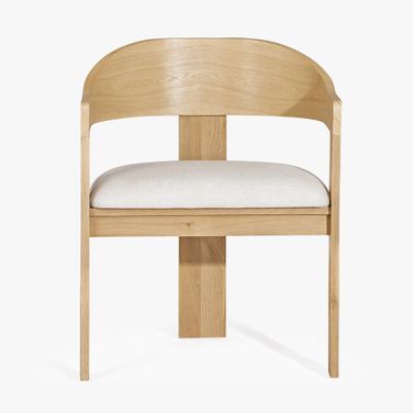 Yago Dining Chair In Light Oak
