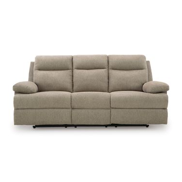 Yarrow Lane Reclining Sofa with Drop Down Table In Mocha