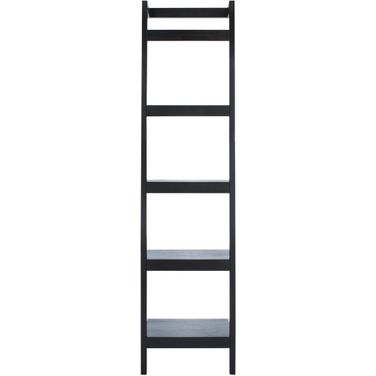 Yassi 5 Tier Leaning Etagere in Black