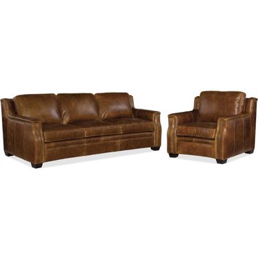 SS Yates Dark Wood Living Room Set
