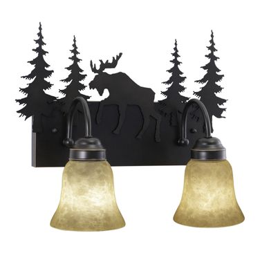 Yellowstone 2L Moose Vanity In Burnished Bronze