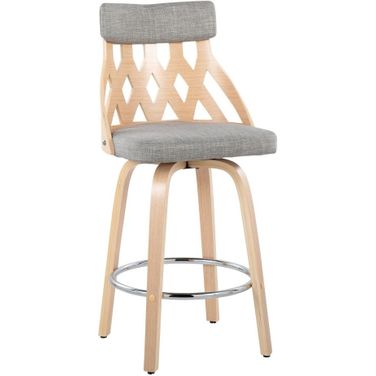 York Counter Stool In Light Grey