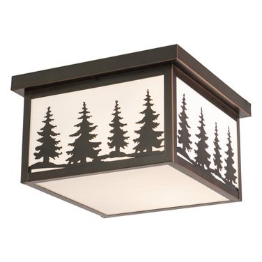 Yosemite 11.5 Inch Tree Outdoor Ceiling Light In Burnished Bronze