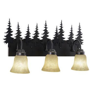 Yosemite 3L Tree Vanity In Burnished Bronze