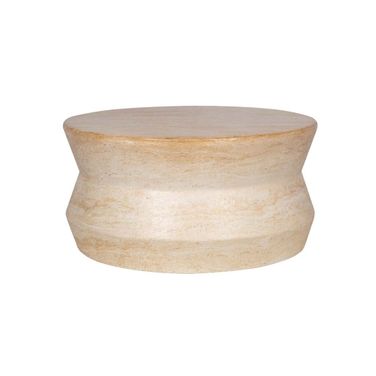 Zac Coffee Table In Light Travertine