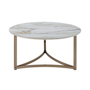 Aziz Coffee Table In Champagne