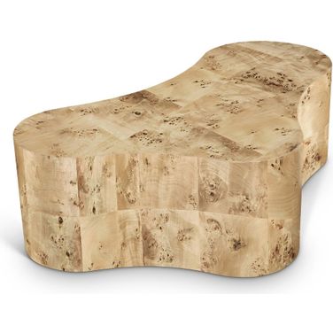 Zaire Coffee Table In Burl
