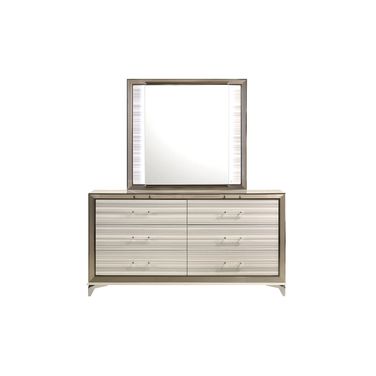 Zambrano Mirror with LED In White