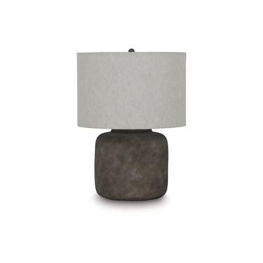 Zandophen Metal Table Lamp In Antique Gray