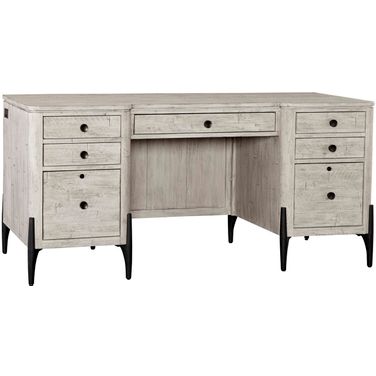 Zane 66 Inch Executive Desk In Grey