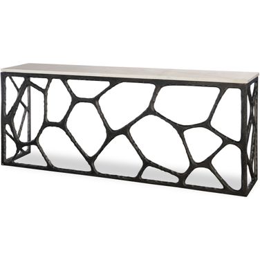 Zane Console Table In White