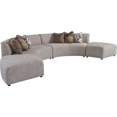 Zanzibar Alston Sectional In Taupe
