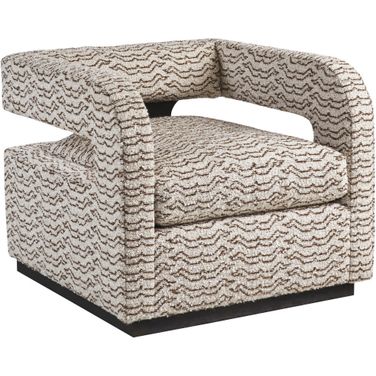 Zanzibar Coda Swivel Chair In Taupe