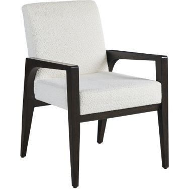 Zanzibar Latham Upholstered Arm Chair In Warm Taupe