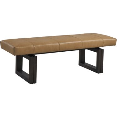 Zanzibar Luxor Leather Bench