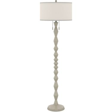 Zenith 66 Inch White Floor Lamp In White