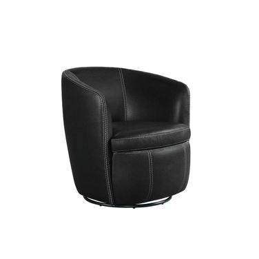 Zenith Swivel Chair In Black
