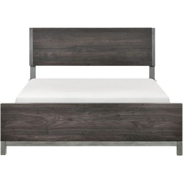 Zephyr Eastern King Panel Bed In Gray