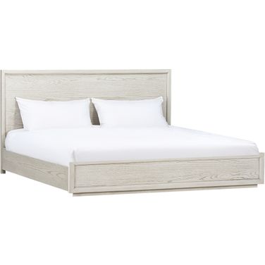 Zest Queen Solid Wood Platform Bed In Light Oak