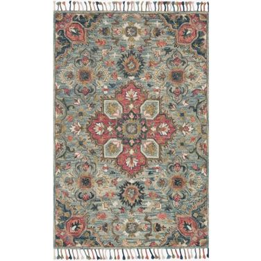 Zharah Light Blue/Multi 9'3" x 13' Rug