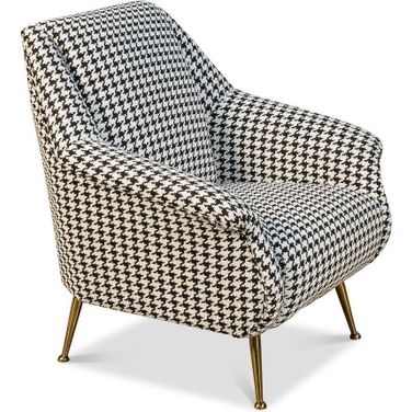 Ziegfeld Black Arm Chair