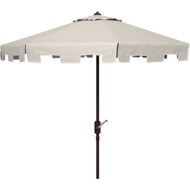 Zimmerman 11Ft Rnd Market Umbrella In White Beige