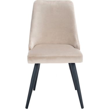 Zoi Upholstered Dining Chair Set of 2 in Taupe