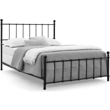 Zora Full Flat Rail Spindle Metal Biab In Black