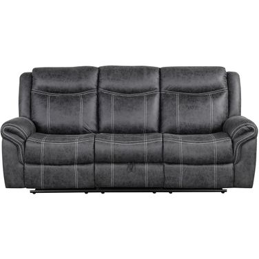 Zubaida Power Motion with Drop Down Table and USB Port In Dark Gray