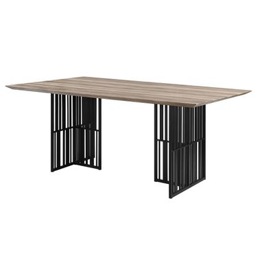 Zudora Dining Table In Antique Oak