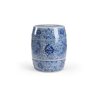 Zue Garden Seat In Blue and Cream