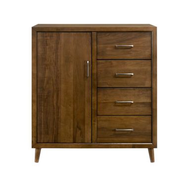 Zuma 4-Drawer Chest In Walnut