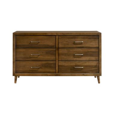 Zuma 6-Drawer Dresser In Walnut