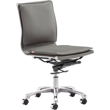 Lider Plus Armless Office Chair In Gray