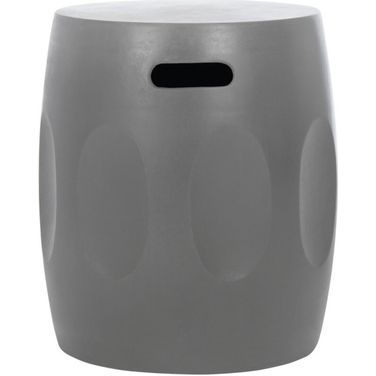 Zuri Dark Gray Concrete Accent Table
