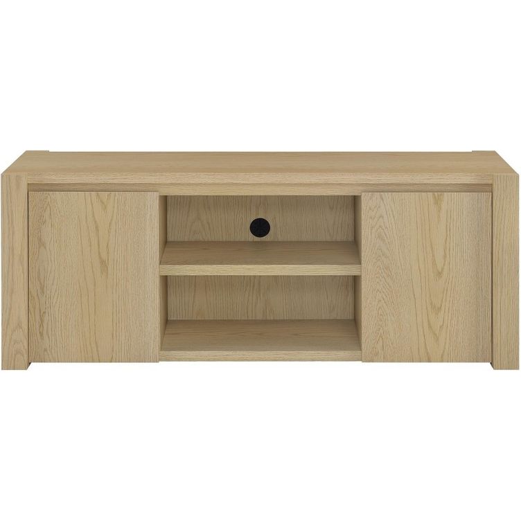 Laurelton 60-Inch 2-Door TV Stand Media Console In Light Oak