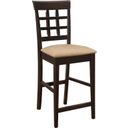 The appearance of Gabriel Upholstered Counter Height Stools Cappuccino and Beige Set of 2 designed by Coaster in the transitional interior design. This cappuccino piece of furniture  was selected by 1StopBedrooms from Gabriel Collection to add a touch of cosiness and style into your home. Sku: 100209. Material: Wood.