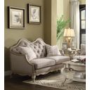 The appearance of Acme Chelmsford Loveseat in Beige designed by ACME in the transitional interior design. This beige piece of furniture  was selected by 1StopBedrooms from Chelmsford Collection to add a touch of cosiness and style into your home. Sku: 56051. Material: Fabric. Key Features: Tufted.
