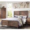 The appearance of Acme Andria Queen Platform Bed in Reclaimed Oak designed by ACME in the transitional interior design. This brown piece of furniture was selected by 1StopBedrooms from Andria Collection to add a touch of cosiness and style into your home. Sku: 21290Q-HB;21291Q-FB;21292Q-R. Bed Type: Platform Bed. Material: Wood. Bed Size: Queen.