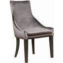 The appearance of Phelps Upholstered Demi Wing Chairs Grey Set of 2 designed by Coaster in the transitional interior design. This grey piece of furniture  was selected by 1StopBedrooms from Phelps Collection to add a touch of cosiness and style into your home. Sku: 121714. Material: Upholstered.