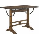 The appearance of Studio Home Oak Architect Desk designed by Hammary in the traditional interior design. This brown piece of furniture was selected by 1StopBedrooms from Studio Home Collection to add a touch of cosiness and style into your home. Sku: 166-940. Material: Wood.