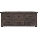The appearance of Madison County 48 Inch Harris Lift Top Coffee Table In Brown designed by Jofran in the traditional interior design. This brown piece of furniture was selected by 1StopBedrooms from Madison County Collection to add a touch of cosiness and style into your home. Sku: 1700-15. Material: Pine.