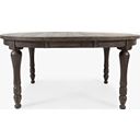 The appearance of Madison County Round To Oval 66 Inch Dining Table In Brown designed by Jofran in the traditional interior design. This brown piece of furniture was selected by 1StopBedrooms from Madison County Collection to add a touch of cosiness and style into your home. Sku: 1700-66. Table Top Shape: Round. Material: Pine. Size: 48".